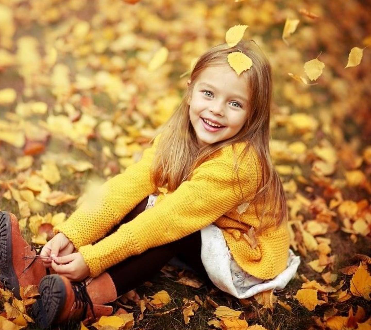идеи фото детей осенью на природе