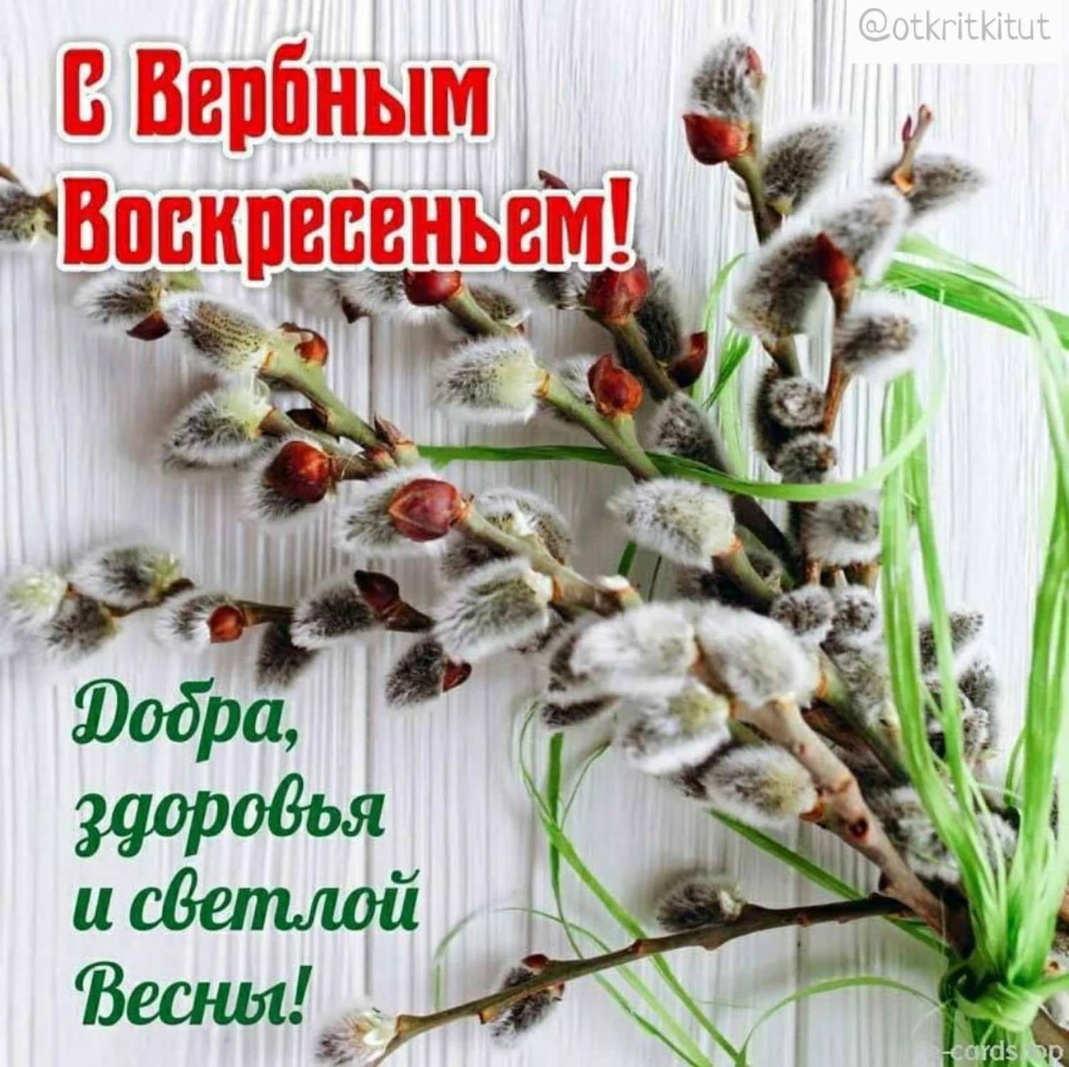 Картинки Праздником Вербное Воскресенье